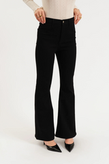 Black Sunset High Rise Flare | After Party Pant