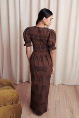 Dark Gray Maribel Dress Maxi Dress
