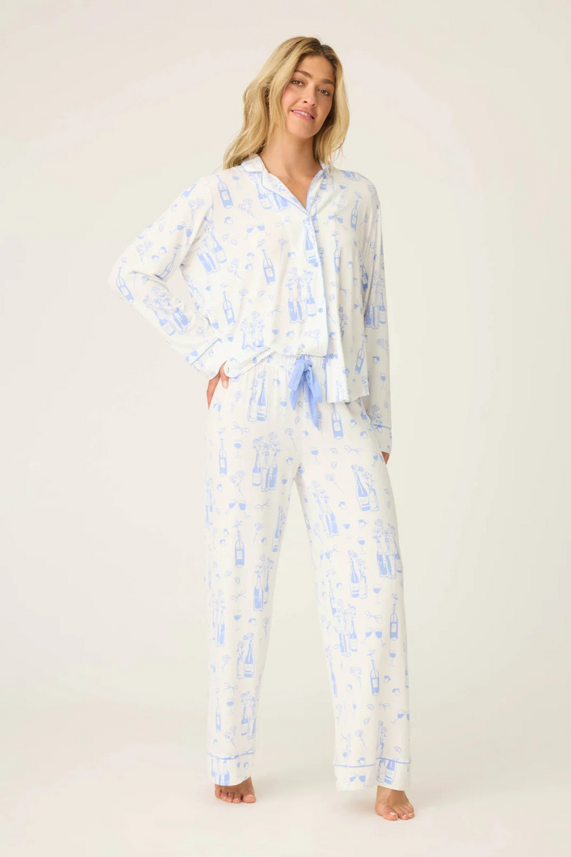 Antique White Parisian Dreams Pant Pajama Pants