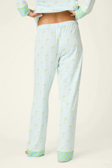 Lavender Salty Cadillac Open Leg PJ Pants Pajama Pants