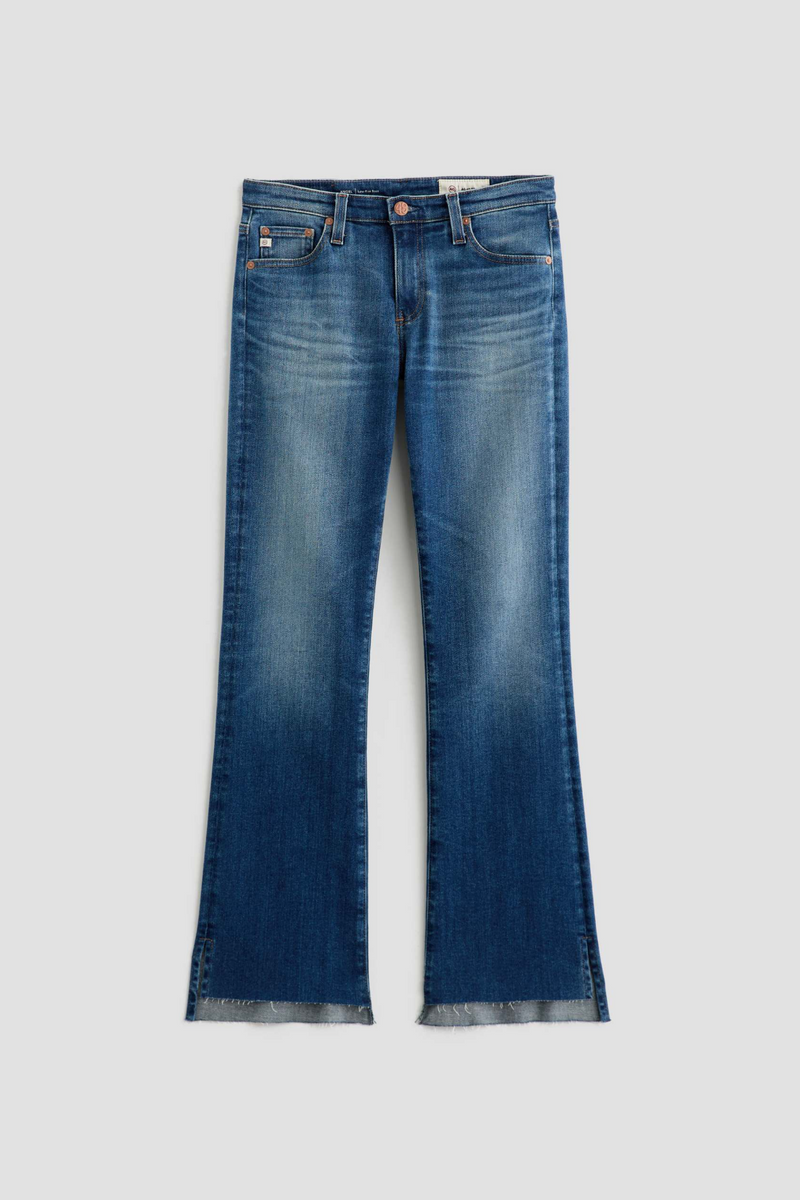 Dark Slate Gray Angel Low Rise Boot Cut | 12 Years Assumption Jeans