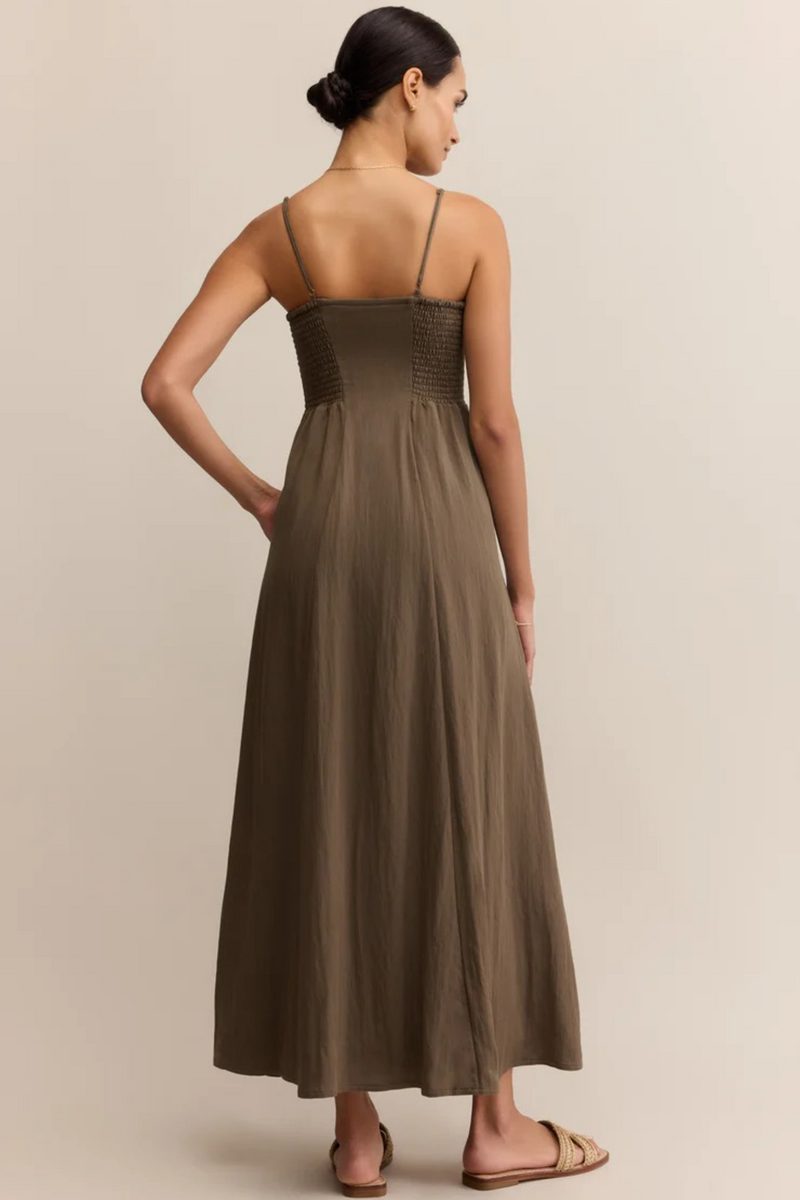 Gray Angel Eyes Midi Dress Midi Dress
