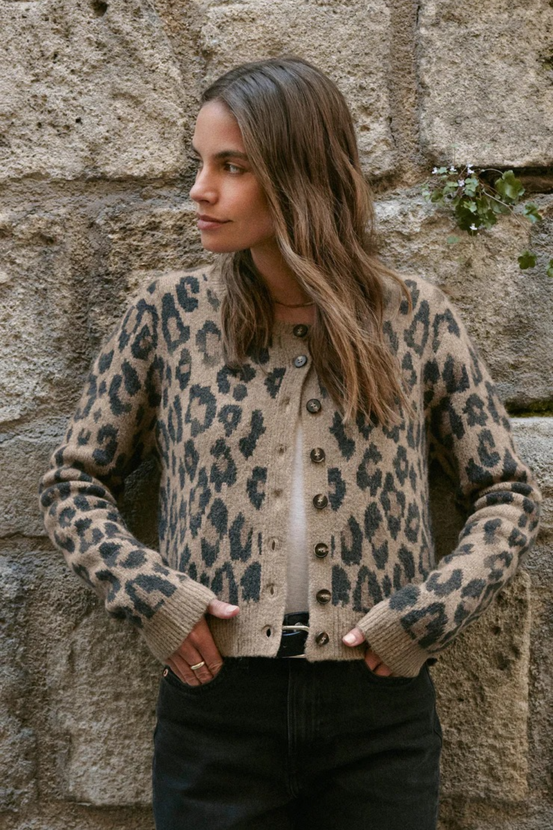 Dim Gray Wild Outlook Cardigan Cardigan