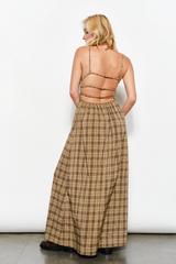 Beige Shirley Open Back Maxi Dress Maxi Dress