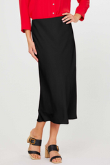 Cane Bias Midi Skirt