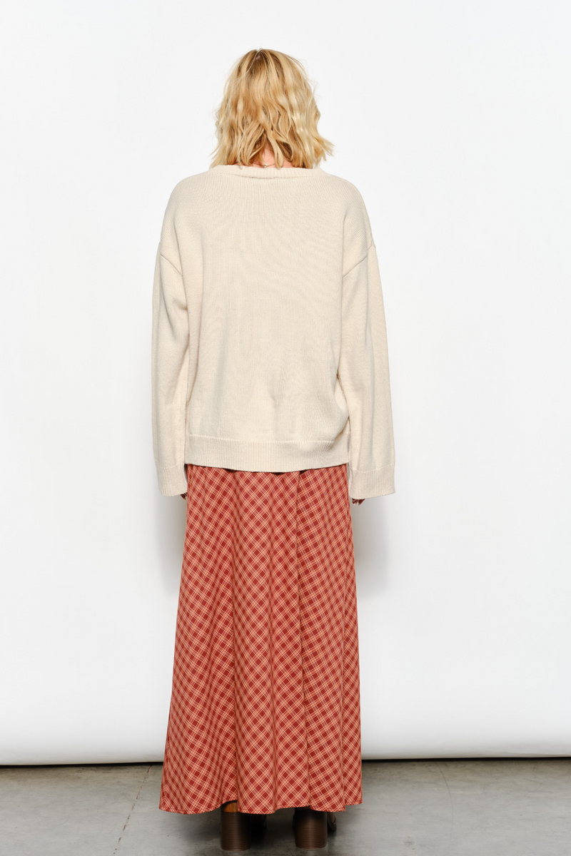 Beige Shawnee Fish Sweater Sweater