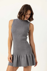Dark Slate Gray Anissa Dress Mini Dress
