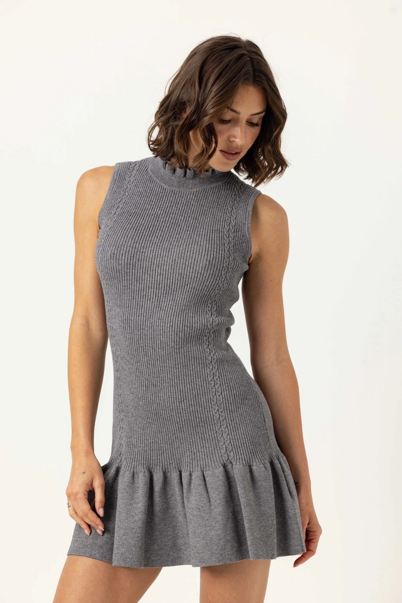 Dark Slate Gray Anissa Dress Mini Dress