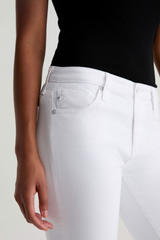 Black Angel Low-Rise Boot | Gallery White Jeans