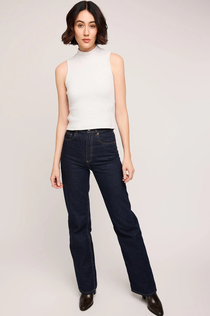 Light Gray Michelle Ribbed Tank Tank