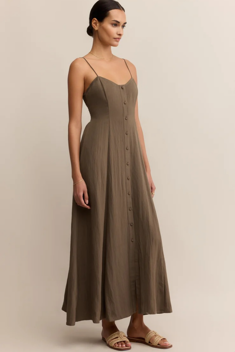 Gray Angel Eyes Midi Dress Midi Dress