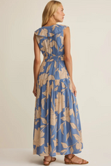 Antique White Malene Bloom Floral Maxi Dress Maxi Dress