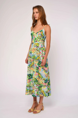 Lavender Tilda Maxi Dress in Giverny Garden Print Maxi Dress