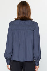 Lavender Julia Button Down Blouse Top