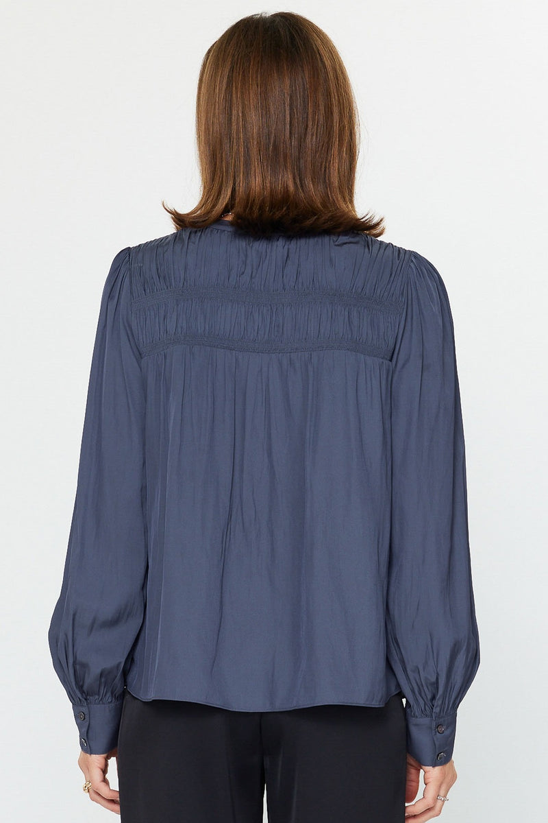 Lavender Julia Button Down Blouse Top