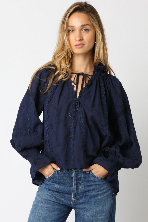 Light Gray Loveland Laced Shirt Shirt
