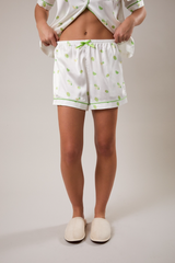 Gray Pour Decisions Pajama Shorts Pajama Shorts