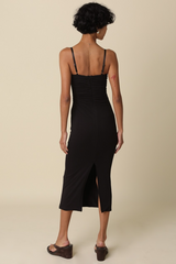 Gray Barbara Ruched Bodycon Dress Maxi Dress