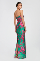 Lavender Cleo | Strapless Column Gown Formal Dress