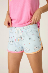 Light Gray Paws & Breathe Dog Print Shorts Regular price Pajama Shorts