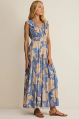 Gray Malene Bloom Floral Maxi Dress Maxi Dress
