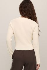 Antique White Summit Half Zip Sweater Sweater