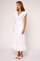 Light Gray Maribel Midi Dress Midi Dress