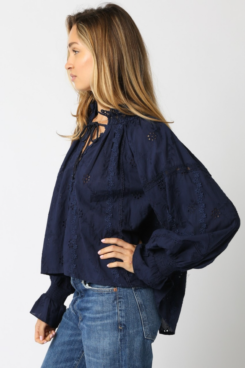 Light Gray Loveland Laced Shirt Shirt