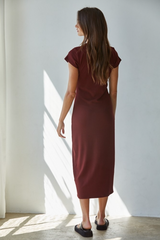 Gray Miley Bodycon Midi Dress Midi Dress