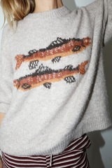 Gray Trout About Sweater Sweater