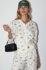 Light Gray Lakeside Duck Cardigan Cardigan