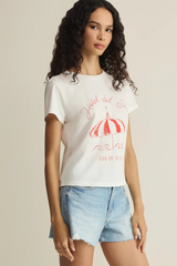 Light Gray Del Sol Tourist Tee Graphic Tee