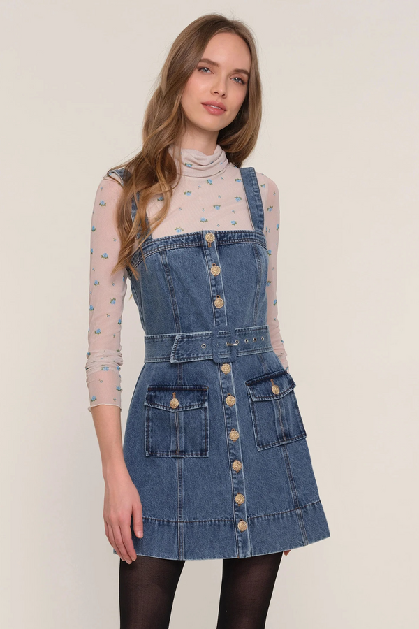 Dark Slate Gray Willem Dress Mini Dress