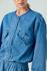 Steel Blue Lyria Jacket Jacket