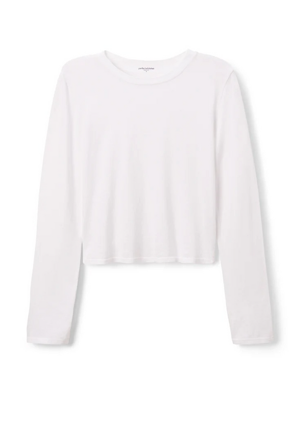 White Smoke Jamie Long Sleeve Crew Shirt