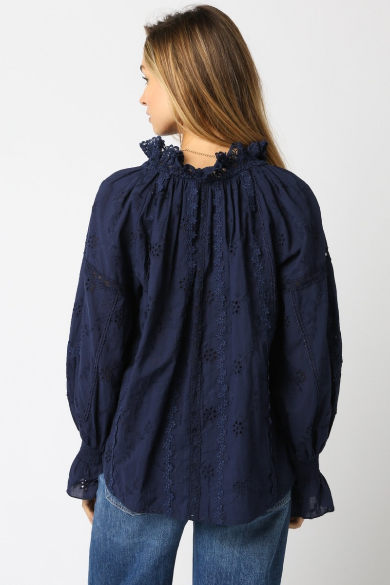 Lavender Loveland Laced Shirt Shirt