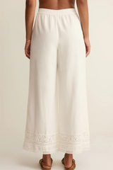 Antique White Scout Embroidered Pant Pant