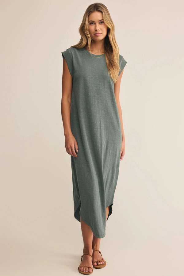 Light Gray Calabasas Midi Dress Midi Dress