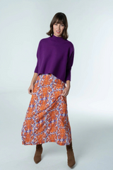 Lavender Tiger Gameday Maxi Skirt Maxi Skirt