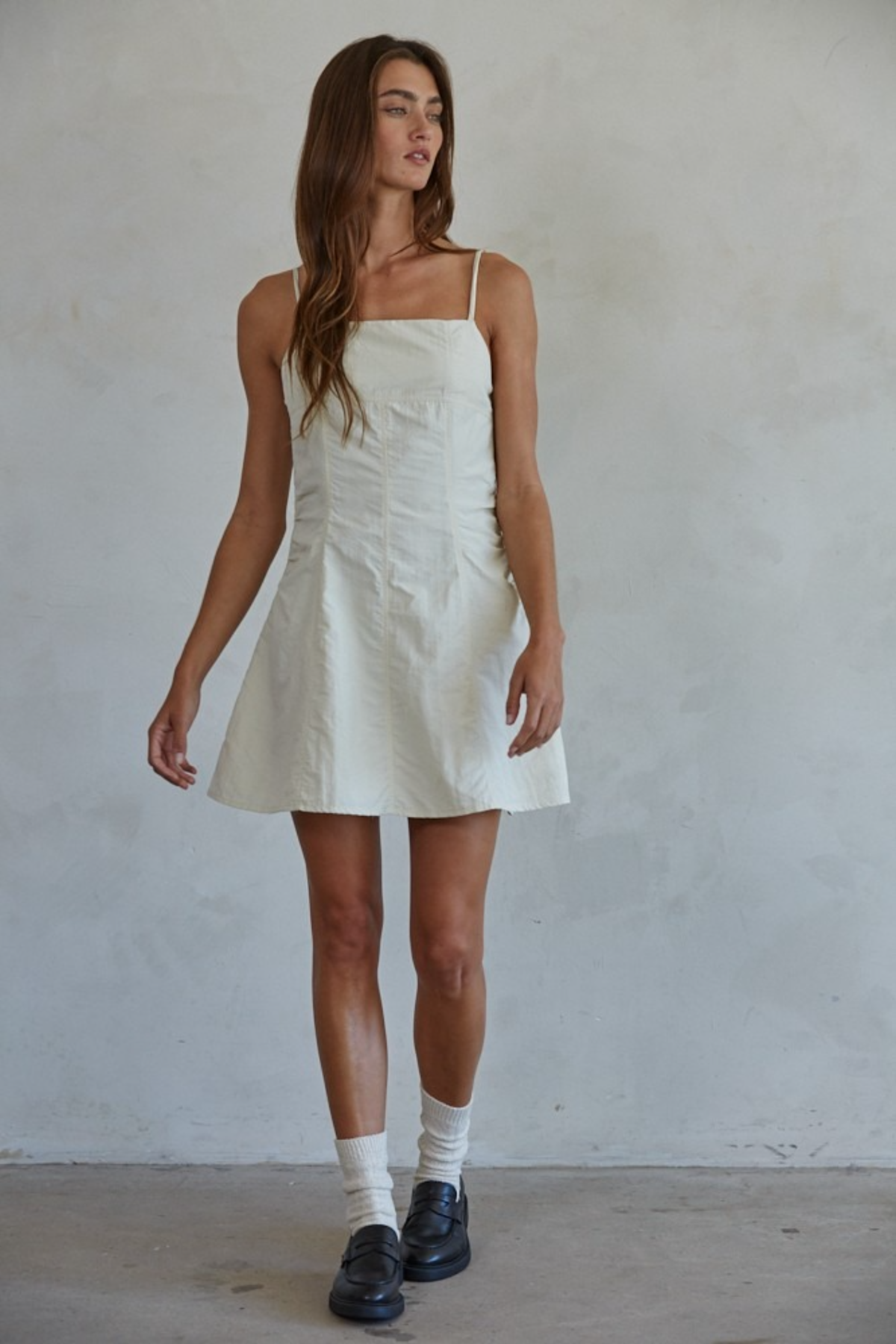 Corinne Mini Dress Cream / S