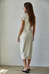 Dark Gray Miley Bodycon Midi Dress Midi Dress