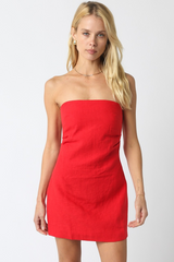 Lavender Somer Linen Mini Dress Mini Dress