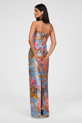 Lavender Cleo | Strapless Column Gown Formal Dress