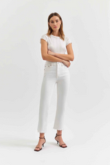 Lavender Shy Girl Crop Flare | Lamb Vintage Jeans