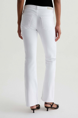 Lavender Angel Low-Rise Boot | Gallery White Jeans