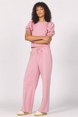 Lavender Melina Puff Sleeve Top Top