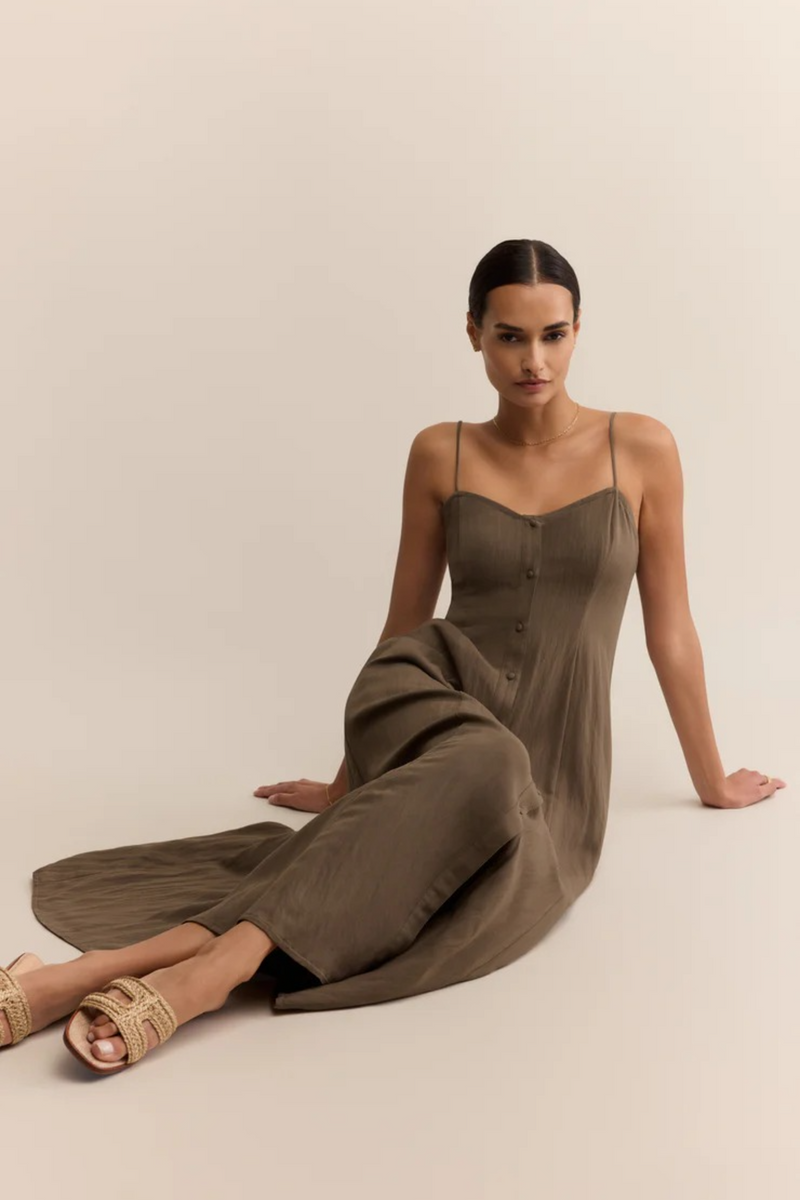 Light Gray Angel Eyes Midi Dress Midi Dress