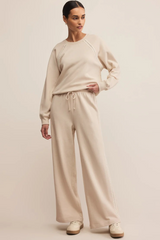 Light Gray Take All French Terry Track Pant Pant