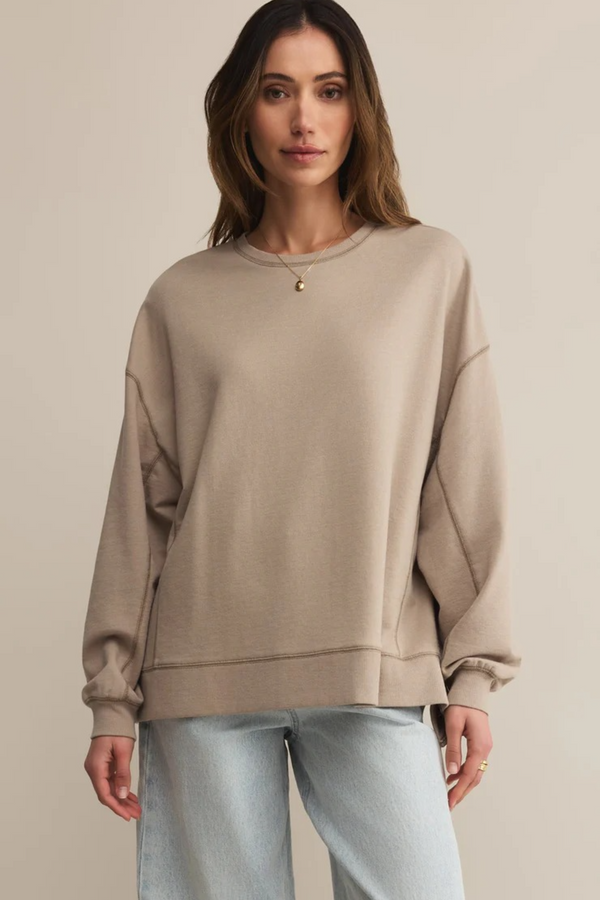 Gray Modern Weekender Sweatshirt