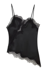 Dark Slate Gray Evangeline Lace Trim Cami Cami